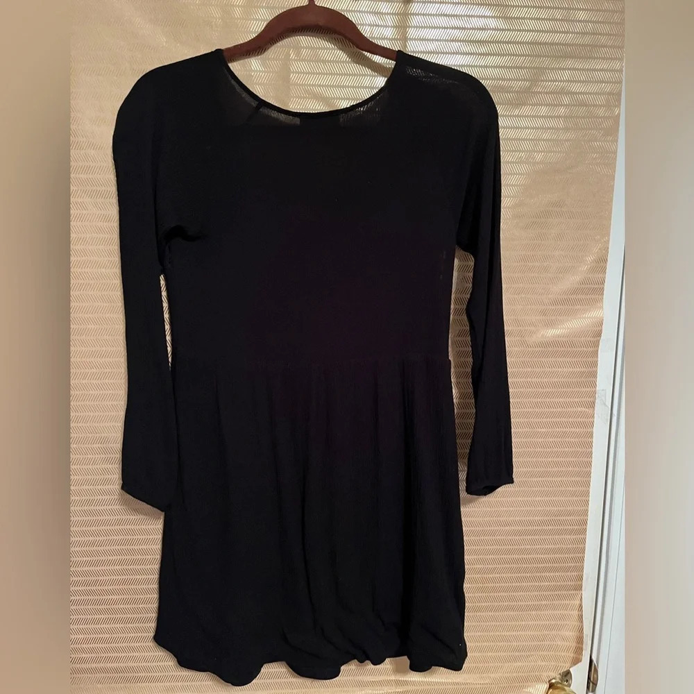 CAROL CHRISTIAN~DARK BLACK~MINI DRESS~LINED~SMALL